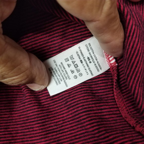 Free People Womens Penelope Puffed Sleeves Top Skinny Red Size Large - Picture 6 of 10